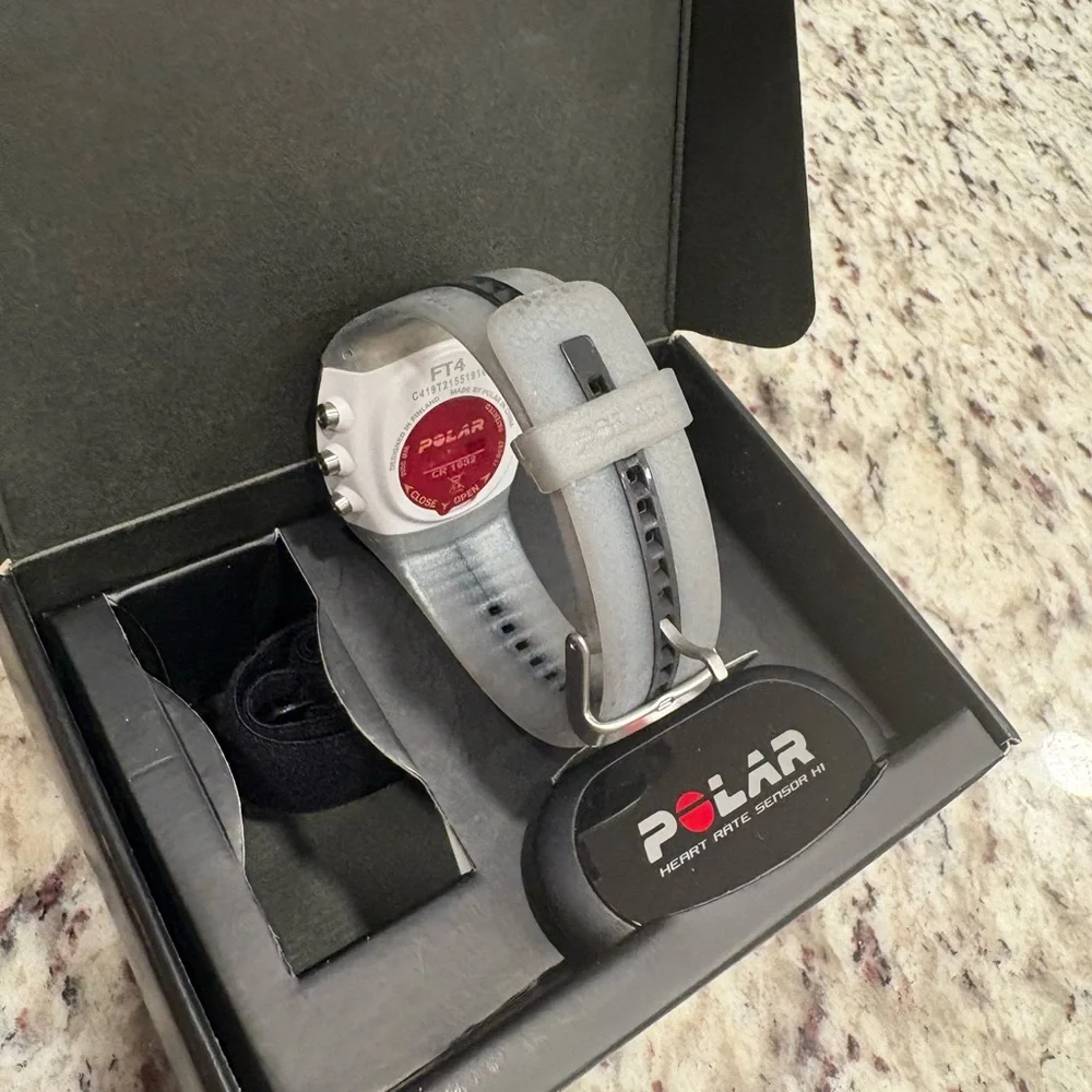 Polar FT4 Digital Heart Rate Monitor Watch GRAY (Watch Only) (Needs New Battery)